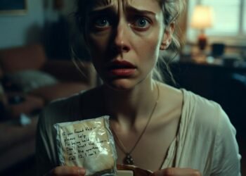 Старушка молчала всю дорогу, а у двери передала мне то, от чего я онемела