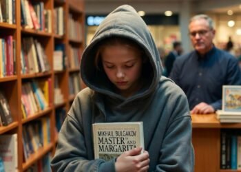 Я заметил девчонку у полки и понял, что она прячет книгу: но её слёзы сказали больше, чем любые оправдания