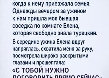 В тот вечер в квартире пахло жареным