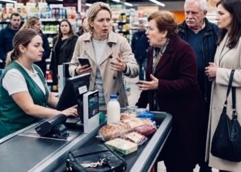 Вечер в супермаркете пах мокрым