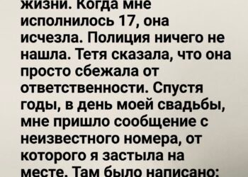 Она исчезла перед самым рассветом