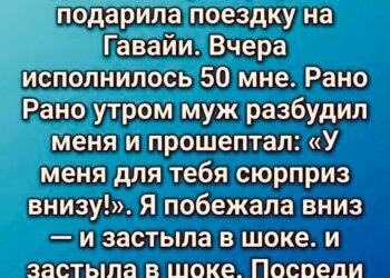 На пятидесятилетие мужа я подарила ему путешествие мечты