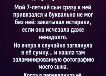 Мы наняли няню для нашего сына.