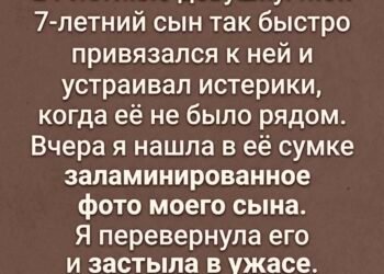 Мы наняли няню, тихую 24-летнюю девушку