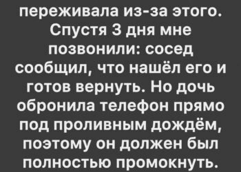 Телефон, найденный после дождя