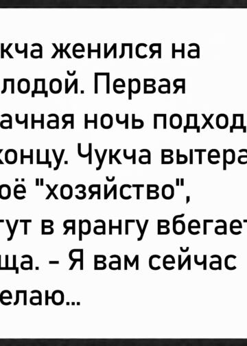 Первая брачная ночь в тундре