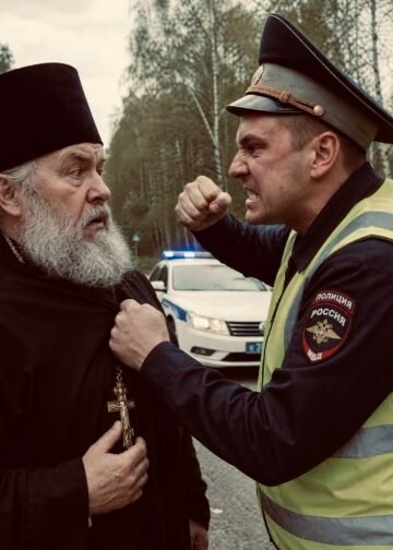 Гаишник решил, что перед ним беззащитный священник…
