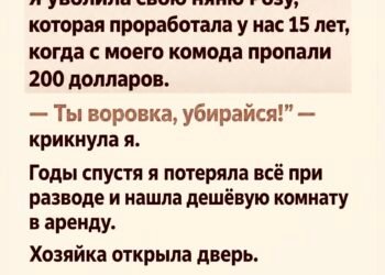 Я уволила свою няню Розу, которая…