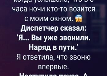 Звонок в полицию в три часа ночи